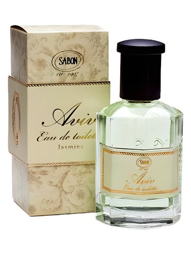 Sabon Aviv (Jasmine) fragrance bottle