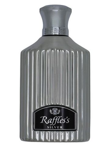 Sare Raffles's Silver fragrance bottle