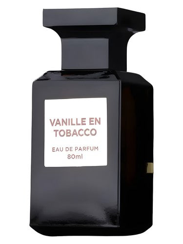 Fragrance World Vanille en Tobacco fragrance bottle