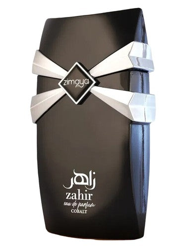 Zimaya Zahir Cobalt fragrance bottle
