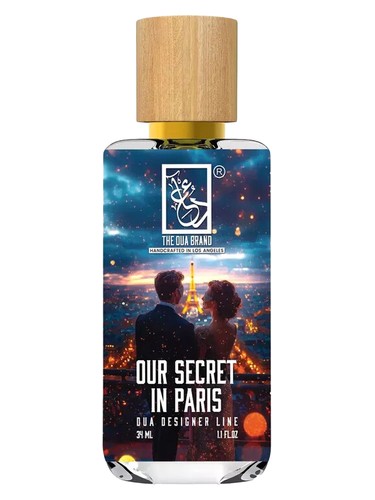 The Dua Brand Our Secret in Paris fragrance bottle