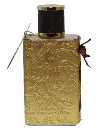 Fragrance World Brown Orchid Gold Edition fragrance bottle