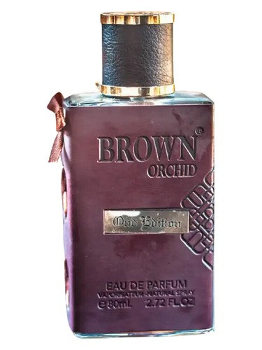 Fragrance World Brown Orchid Oud Edition fragrance bottle