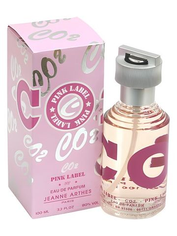 Jeanne Arthes CO2 Pink Label fragrance bottle
