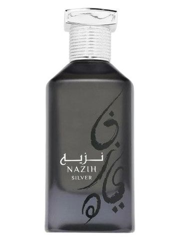 Athoor Al Alam Nazih Silver fragrance bottle