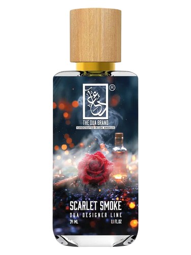 The Dua Brand Scarlet Smoke fragrance bottle