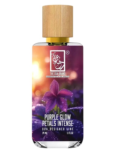 The Dua Brand Purple Glow Petals Intense fragrance bottle
