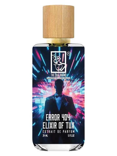 The Dua Brand Error 404: Elixir of Tux fragrance bottle