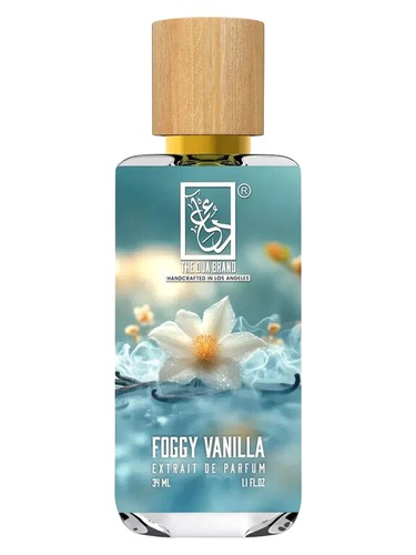 The Dua Brand Foggy Vanilla fragrance bottle