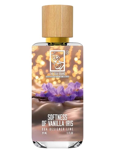 The Dua Brand Softness of Vanilla Iris fragrance bottle