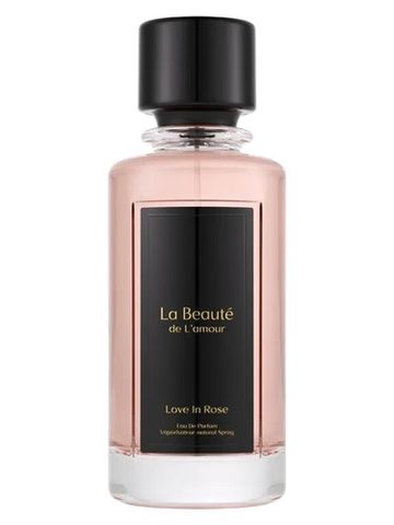 La Beauté de L’amour Love in Rose fragrance bottle