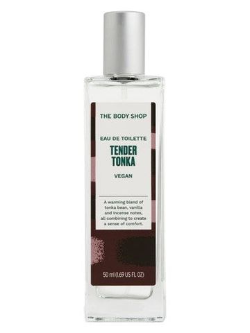 The Body Shop Tender Tonka fragrance bottle