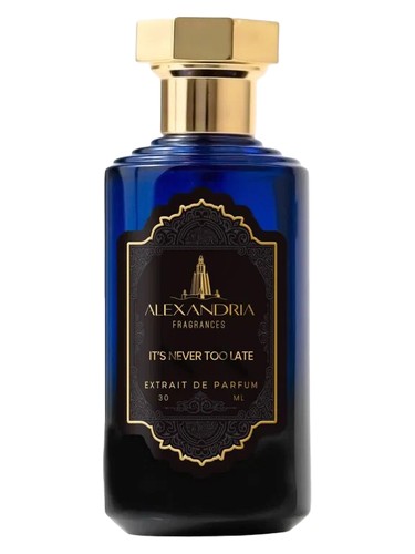 Alexandria Fragrances It's Never Too Late fragrance bottle
