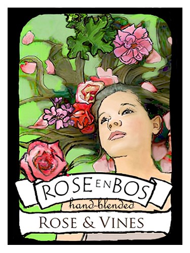 Rose en Bos Rose & Vines fragrance bottle