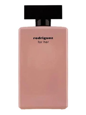 Fragrance World Redriguez for Her Pink fragrance bottle