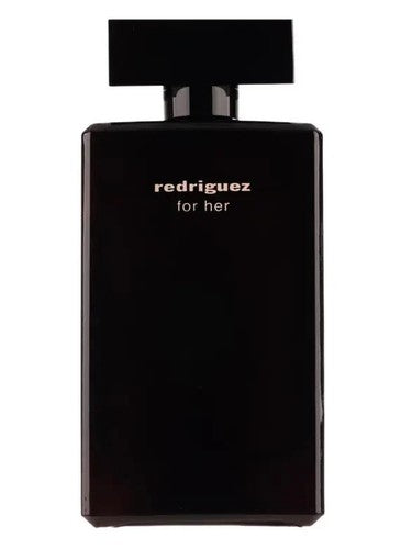 Fragrance World Redriguez for Her Black fragrance bottle