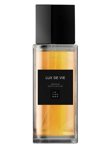 In The Box Lux de Vie fragrance bottle
