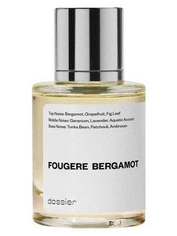 Dossier Fougere Bergamot fragrance bottle