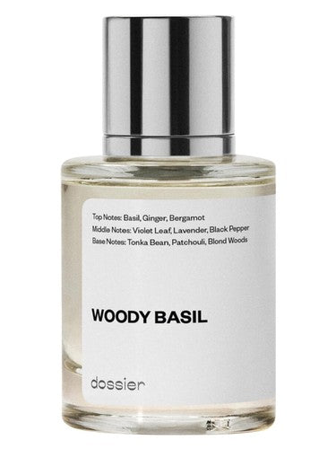 Dossier Woody Basil fragrance bottle