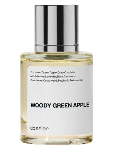 Dossier Woody Green Apple fragrance bottle