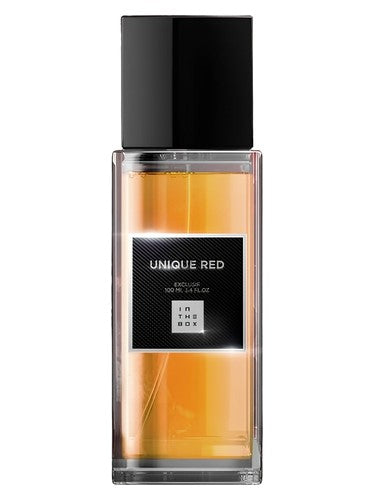 In The Box Unique Red fragrance bottle