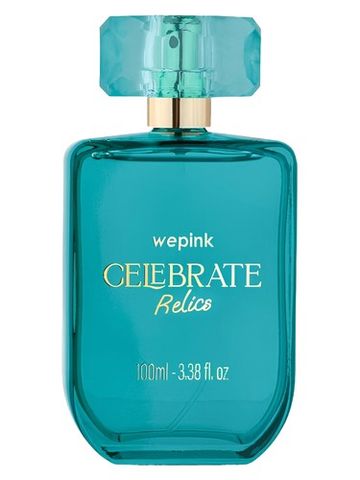 We Pink Celebrate Relics fragrance bottle