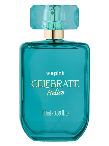 We Pink Celebrate Relics fragrance bottle