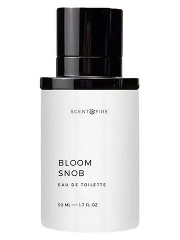 Scent & Fire Bloom Snob fragrance bottle
