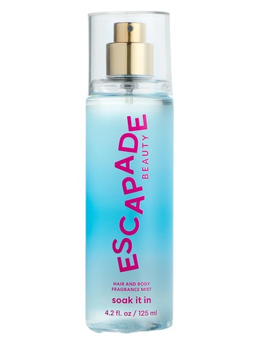 Escapade Beauty Soak It In fragrance bottle