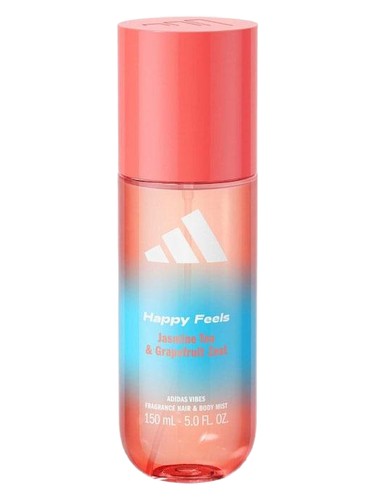 Adidas Happy Feels Hair & Body Mist fragrance bottle