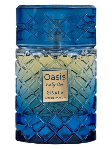 Risala Oasis Fruity Oud fragrance bottle