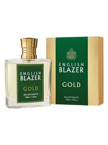 English Blazer Gold fragrance bottle