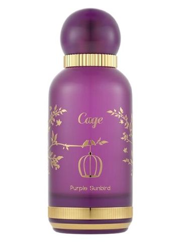 Cage Purple Sunbird fragrance bottle