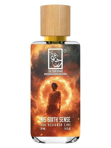 The Dua Brand His Sixth Sense fragrance bottle