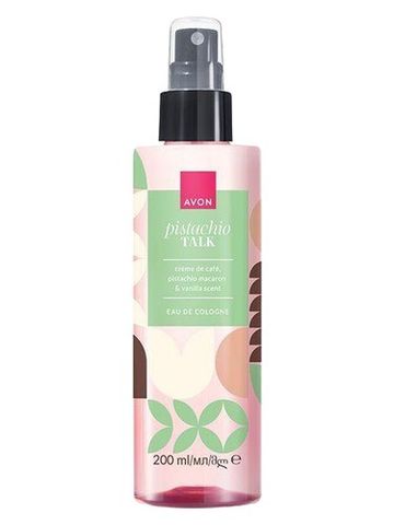 Avon Pistachio Talk fragrance bottle