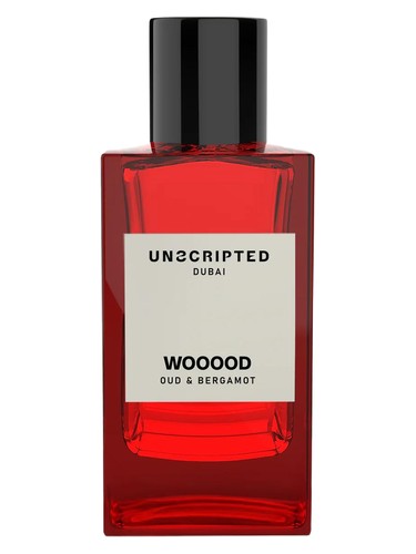 Unscripted Wooood fragrance bottle