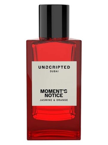 Unscripted Moment's Notice fragrance bottle