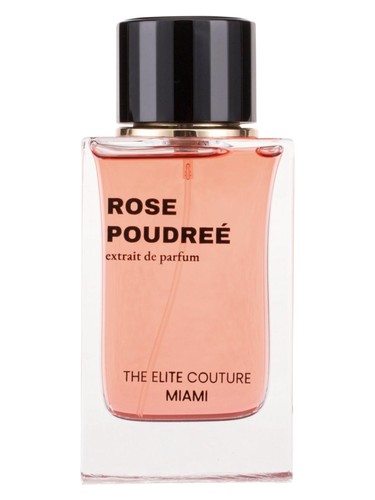 The Elite Couture Miami Rose Poudrée fragrance bottle
