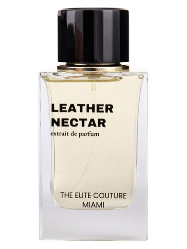 The Elite Couture Miami Leather Nectar fragrance bottle