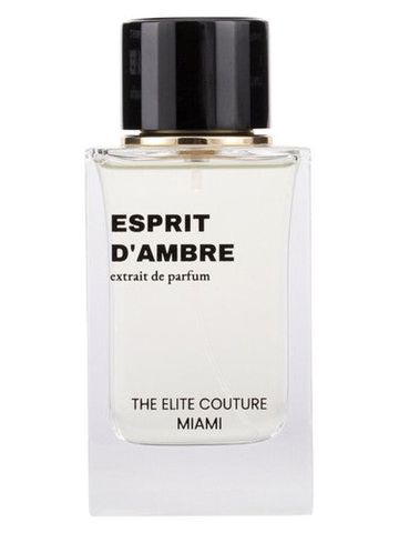 The Elite Couture Miami Esprit d’Ambre fragrance bottle