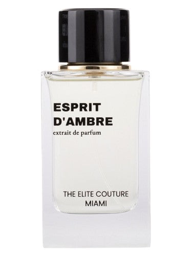 The Elite Couture Miami Esprit d’Ambre fragrance bottle