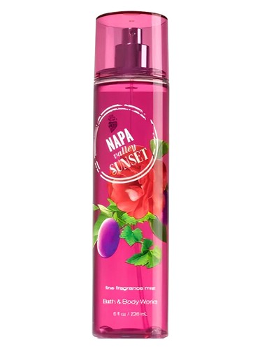 Bath & Body Works Napa Valley Sunset fragrance bottle
