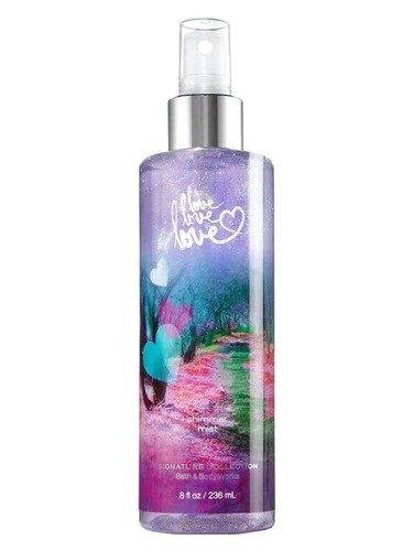 Bath & Body Works Love, Love, Love fragrance bottle
