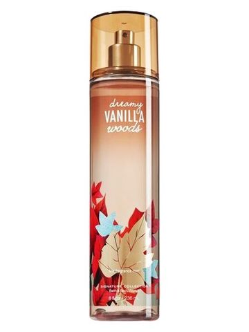 Bath & Body Works Dreamy Vanilla Woods fragrance bottle