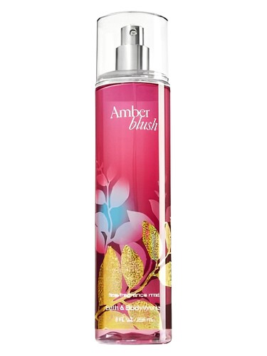 Bath & Body Works Amber Blush New fragrance bottle
