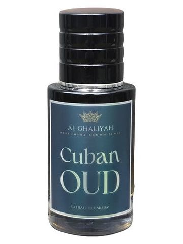 Al Ghaliyah Cuban Oud fragrance bottle
