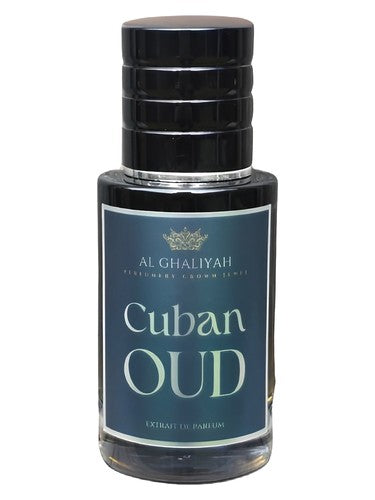 Al Ghaliyah Cuban Oud fragrance bottle