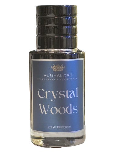 Al Ghaliyah Crystal Woods fragrance bottle