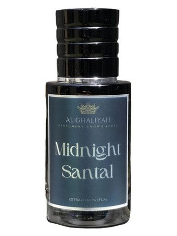 Al Ghaliyah Midnight Santal fragrance bottle