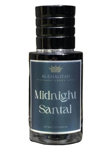 Al Ghaliyah Midnight Santal fragrance bottle
